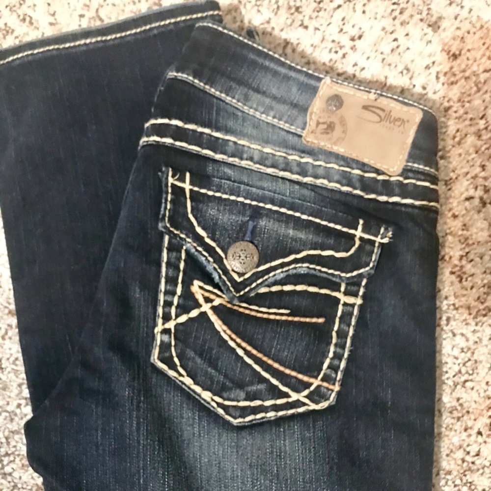 Dark Wash Silver Jeans